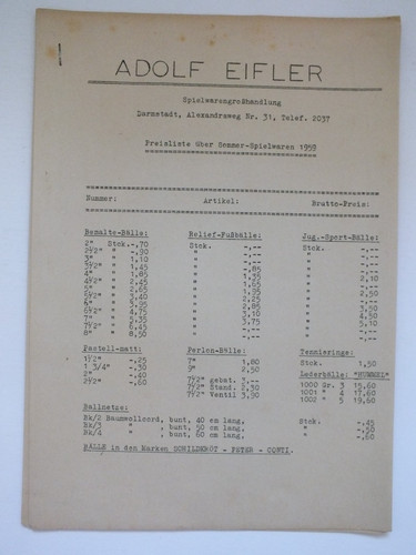 Adolf eifler spielzeug - eifler,
